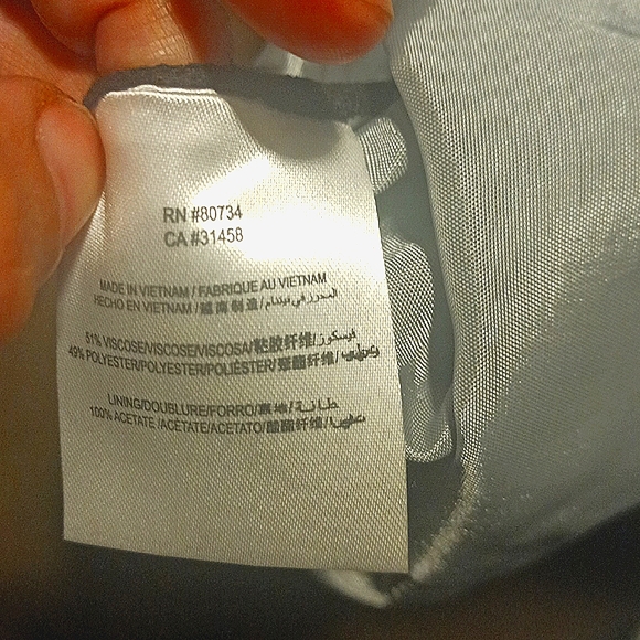 BCBG MAXAZRIA- GREY-EUC-STRAPLESS BACK-ZIPS SIZE:02 DRESS - Picture 8 of 9